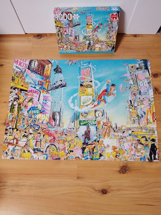 Puzzle 1000 Jumbo jak nowe