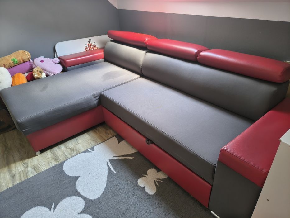 Kanapa eko skóra plus materiał 270x 160