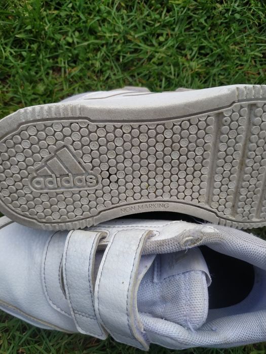 Białe Białe Adidasy na rzepy 30  na rzepy 30