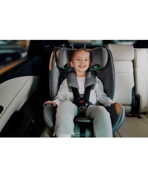 Fotelik samochodowy ATEST 9-36kg isofix Lionelo Lavender i-size