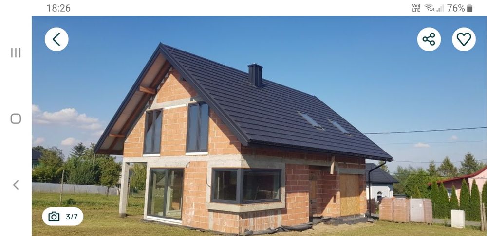 Nowy dom 133 m² prywatnie sprzedam Wilków [10ar]zamiana - Widok 6