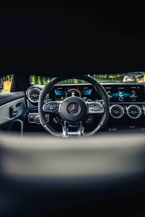Wynajem Mercedes Cla 45s AMG / 421 KM / Brak kaucji / Do ślubu