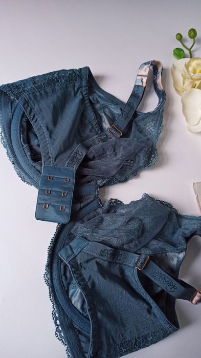 Шелковый бюстгальтер с кружевной отделкой lunaria от marks & spencer.