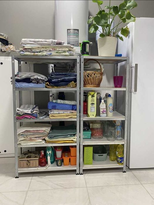 Стелаж металевий оцинкований в гараж майстерня кладова комора кухня