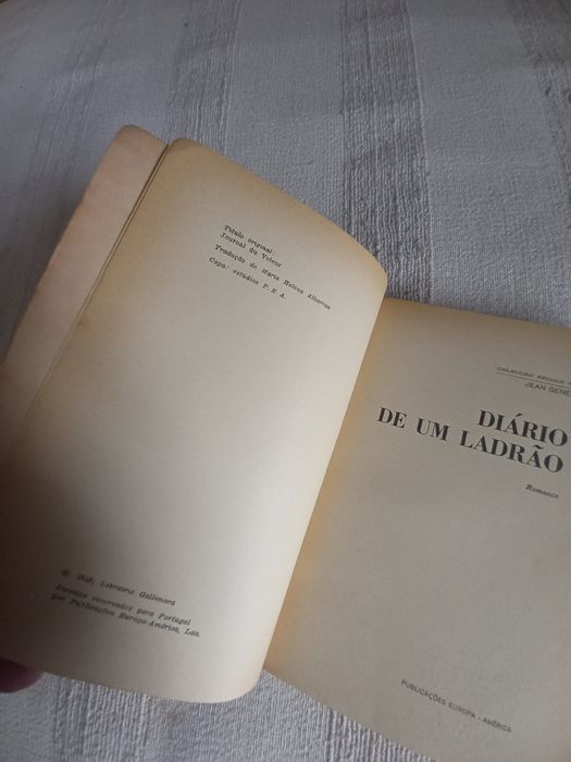 Diário de um Ladrão de Jean Genet
