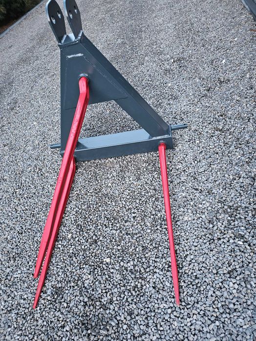 zęby kute - wzmocnione 88cm widły podnośnik ładowacz do bel na tył