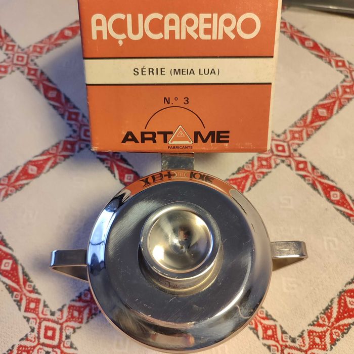 2 unidades Açucareiros inox NOVOS - Fabricados em Portugal