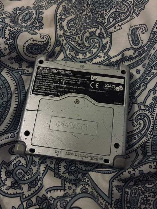 Gameboy Advance SP Silver AGS001