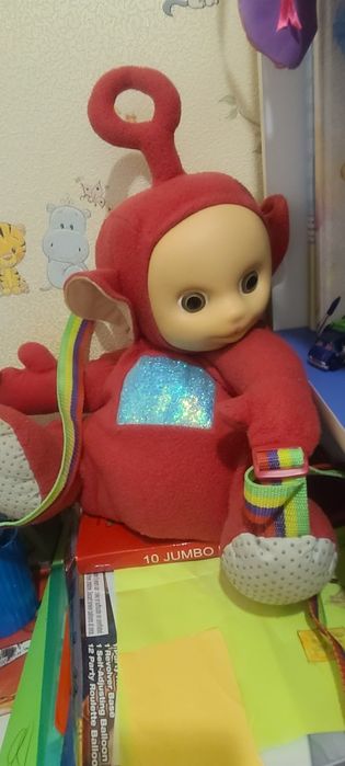 Вінтажний плюшевий рюкзак Телепузик По (Teletubbies Po) 90-ті
Опис: