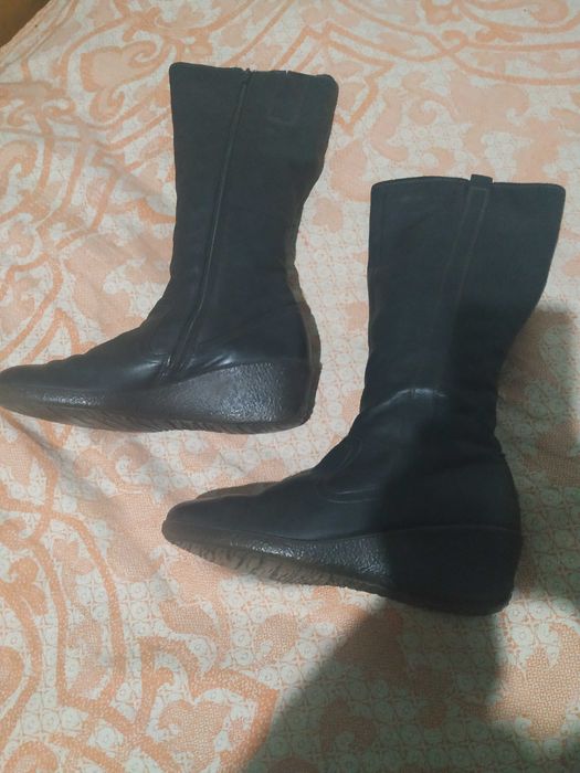 Чоботи ecco 37 р шкіра