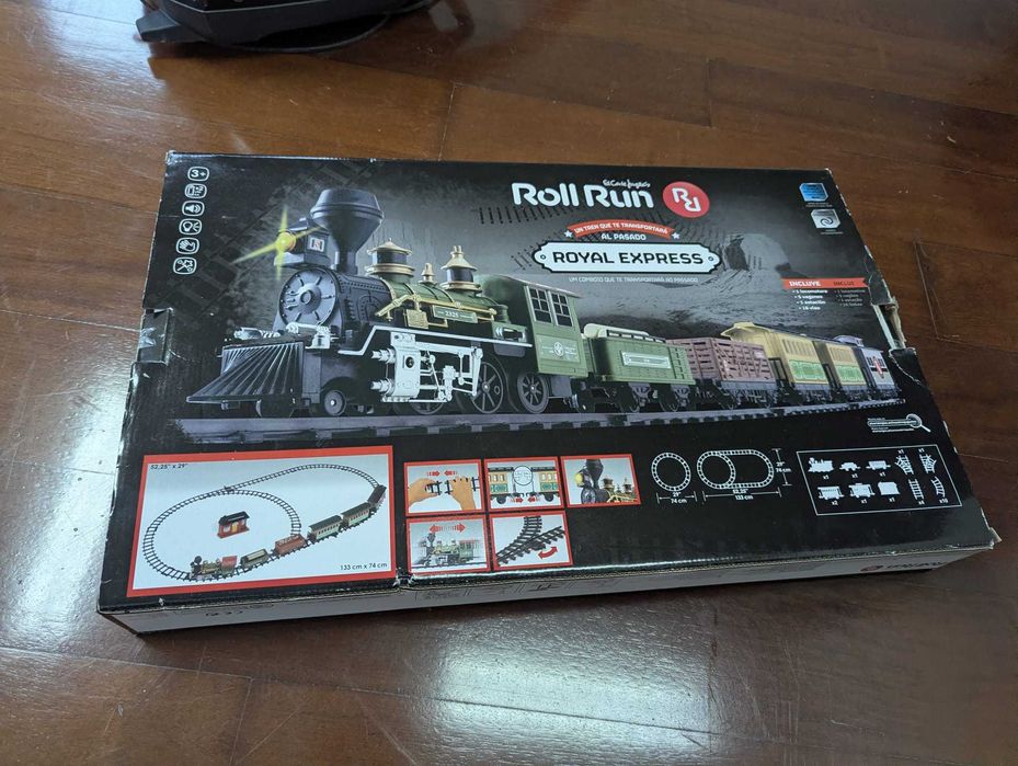 Comboio Elétrico Royal Express Roll Run (El Corte Inglés) - Como Novo