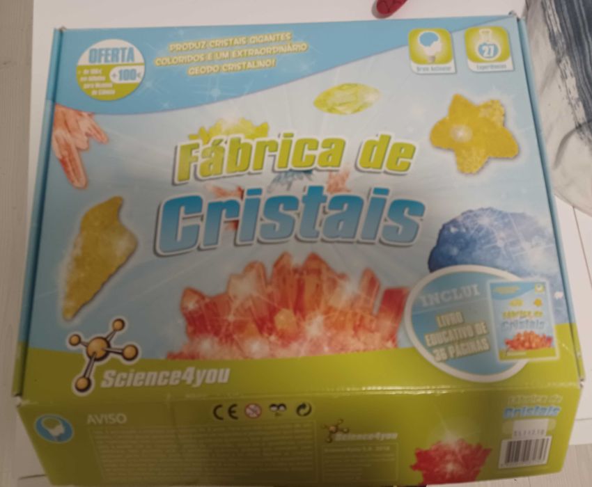 Fábrica de Cristais - Science4you - 8+ anos