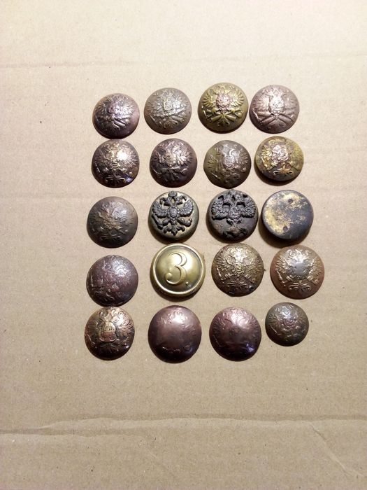 Гудзики РІА, Гудзики СССР, Гудзики Вермахт 170 штук