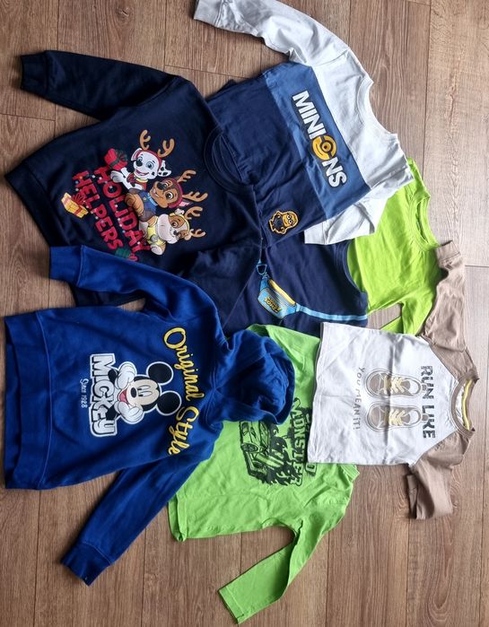 Mega paka ubran 104 dla chlopca 60szt