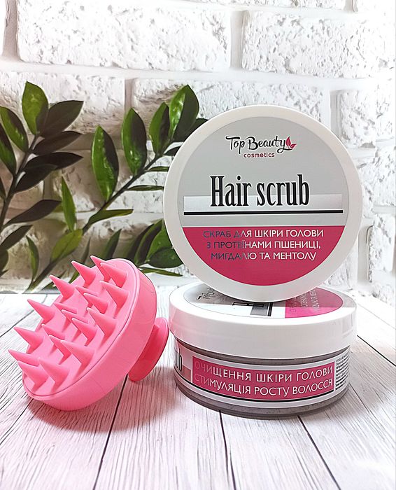 Скраб-пілінг для шкіри голови Top beauty/Топ б'ютi.