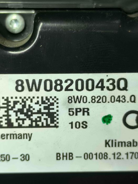 Climatronic sofagem / comando chaufagem AUDI A4 B9