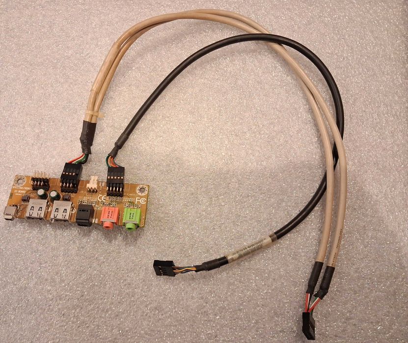 USB Audio do obudowy Panel przedni PC ATX wejście SPDIF IN conn