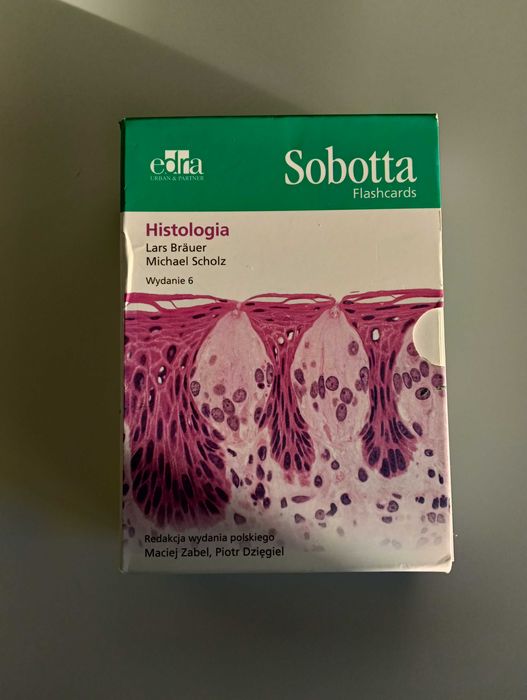 Sobotta Flashcards - fiszki z Histologii