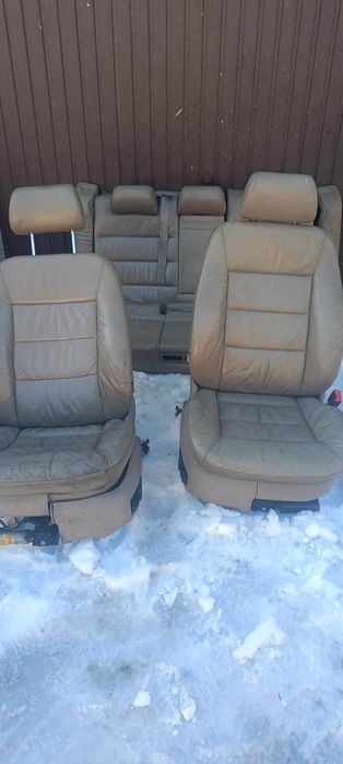 Fotele skórzane audi A6 C5 kombi elektryczne