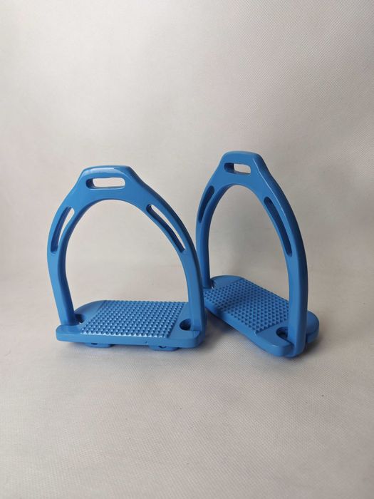 Strzemiona nowe, stopka 12 cm niebieskie