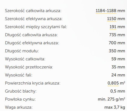 Blachodachówka Modułowa BUDMAT Bella Sara D-MATT DostawaWcałej PL