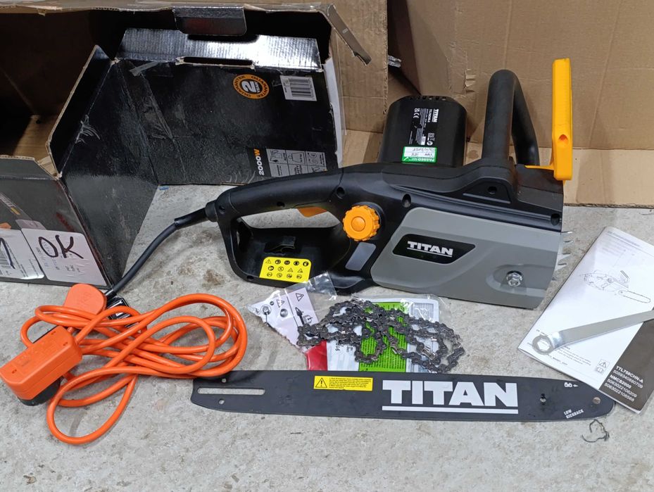Piła łańcuchowa elektryczna TITAN TTL758CHN mocna 2000W 40cm jak nowa