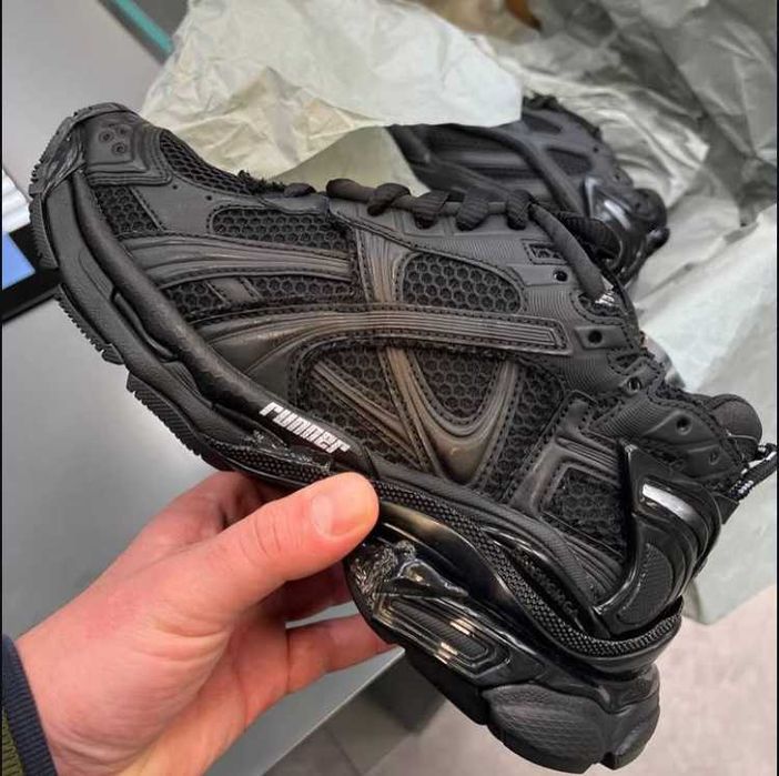 (БЕЗ ПЕРЕДОПЛАТИ)Balenciaga Runner баленсіага раннер чорні