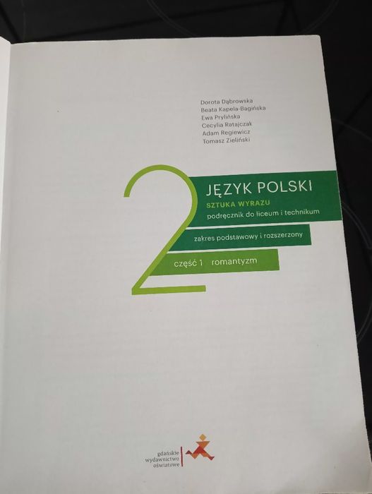 Język polski sztuka wyrazu 2 część 1