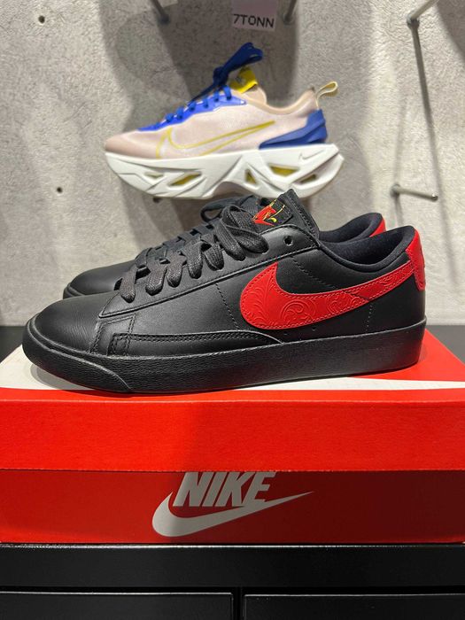 Кросівки Nike W Blazer Low F "Black / University Red" — EUR 38 (24 см), Нові