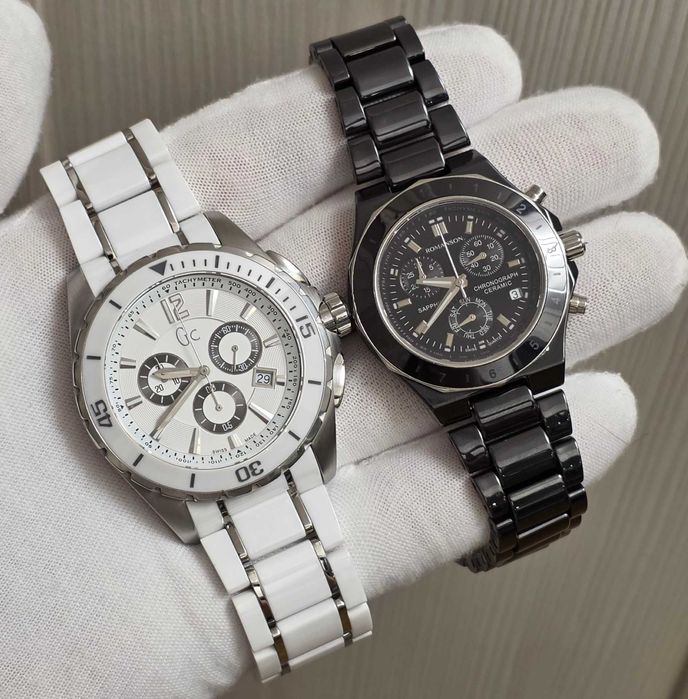 Чоловічий годинник GC X76001G1S/02 Ceramic Swiss made Sapphire