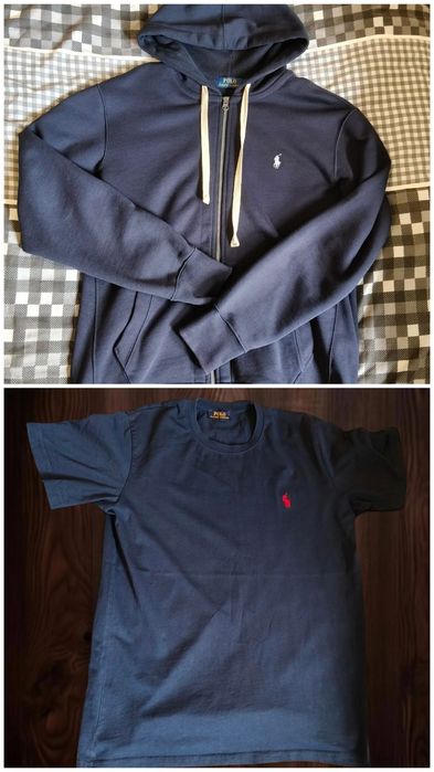 zestaw Ralph Lauren bluza+koszulka