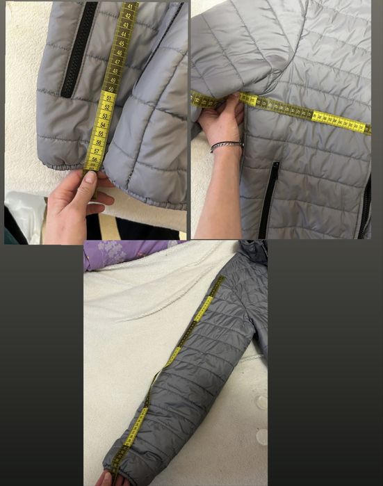 Мужска сіра куртка