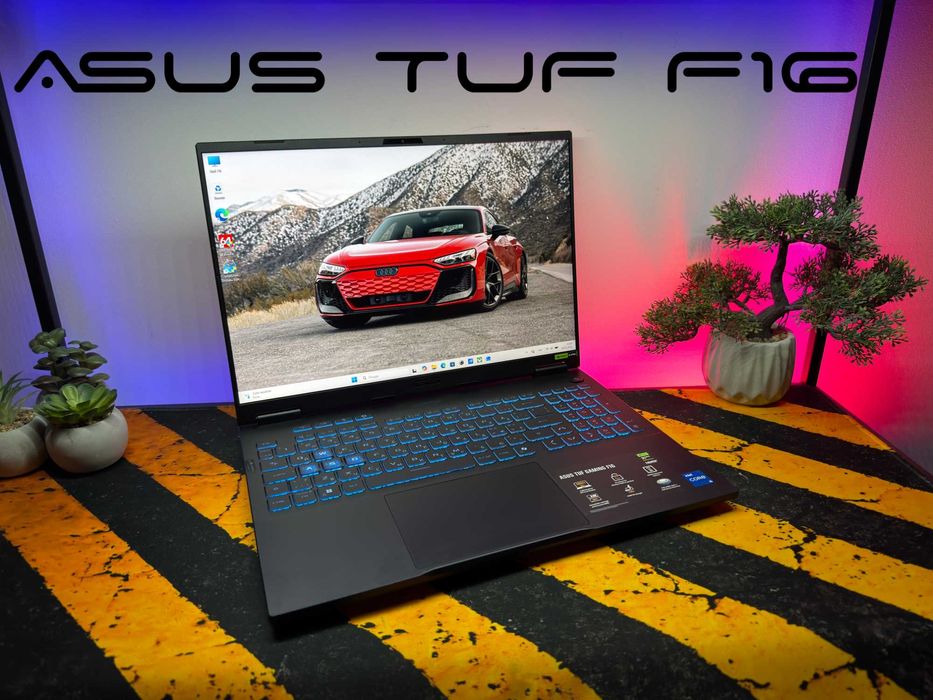 як новий Asus tuf f16, rtx5050, core i5-13450hx, 16gb/512gb, 165hz