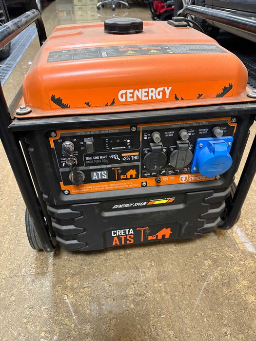 Генератор інверторний  бенз.  б/у 7500 w + Блок автом. управління