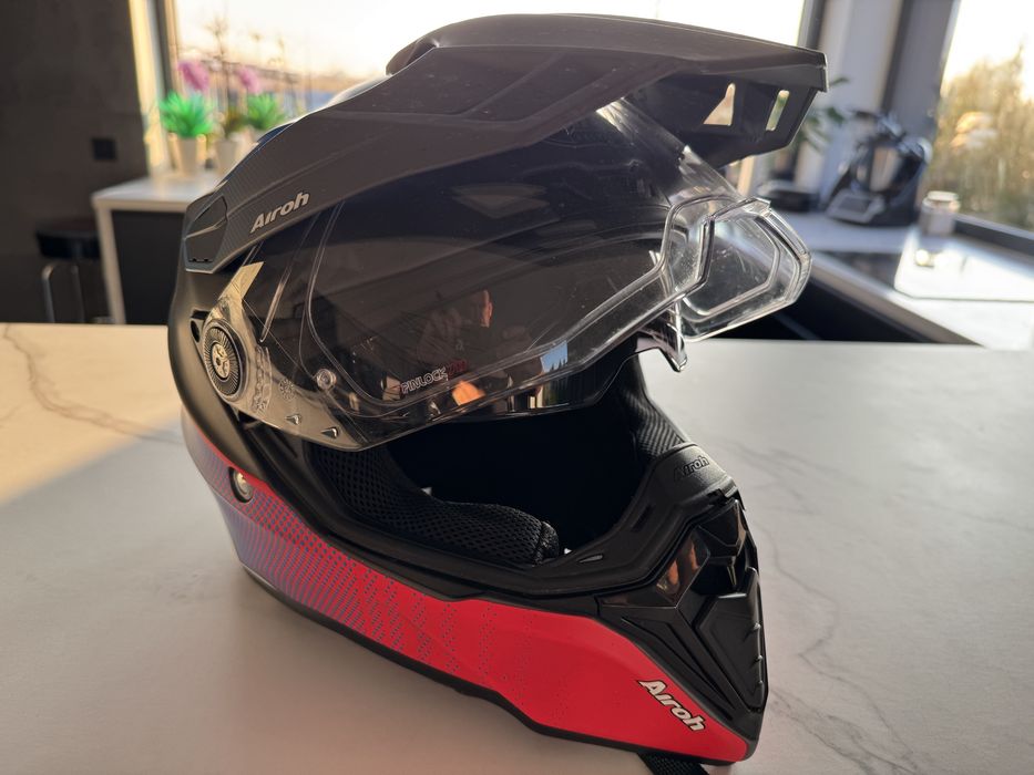 Kask Airoh Commander ADV + interkom roz. M