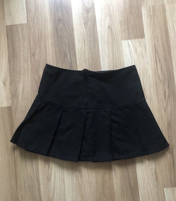 Czarna mini spódnica, alt, y2k