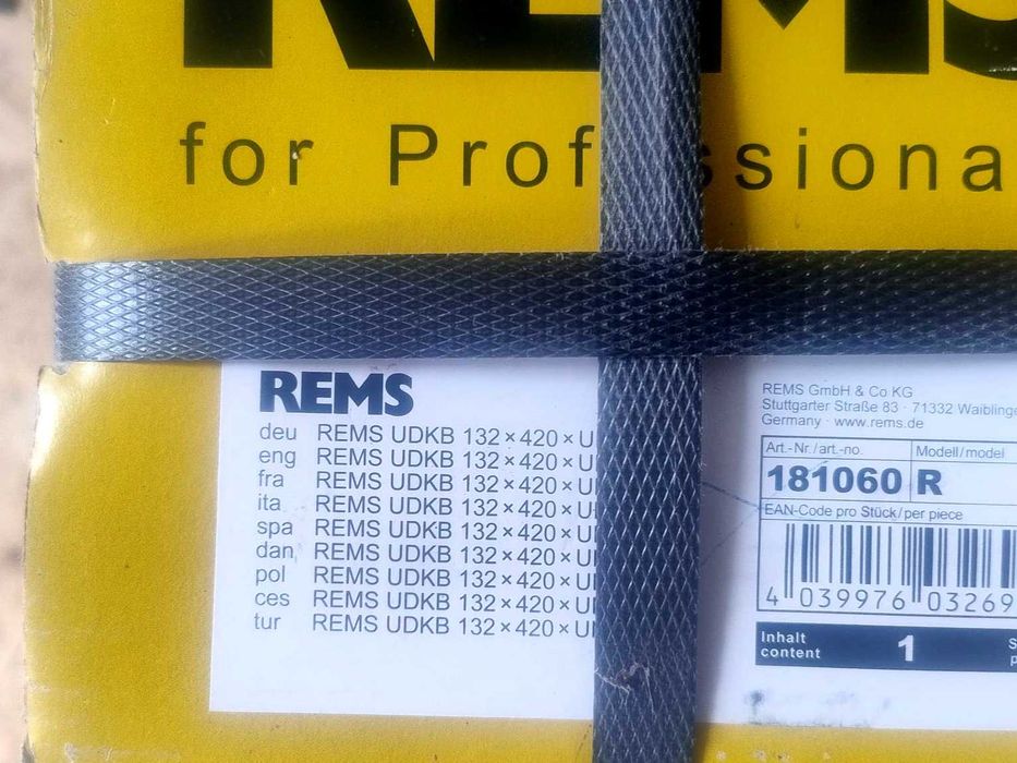 REMS PICUS SR wiertnica + stojak  REMS TITAN + koronki fi 82, 132 i 200mm