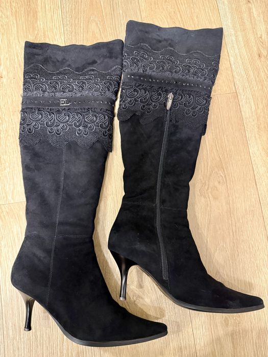 Високі сапожки/зимове взуття/чоботи/ботфорти