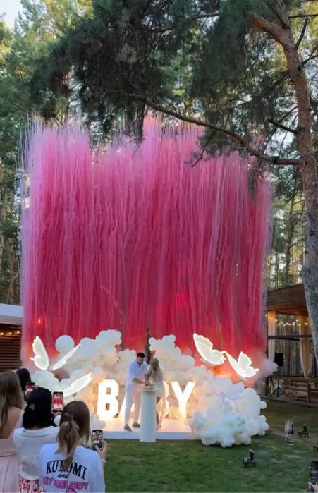 Димовий спалах на Свято Весілля Пропозиція Гендер Паті  Кольоровий Дим