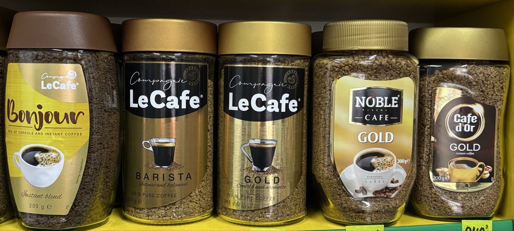 Кава розчинна Tchibo Eduscho Nescafe Delux Kanzler Alcafe