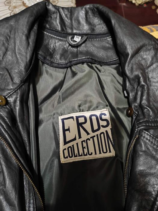 Новая Мужская Кожаная  Куртка  Турция