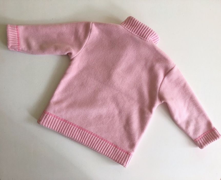 Флисовая кофта для девочки 12 месяцев