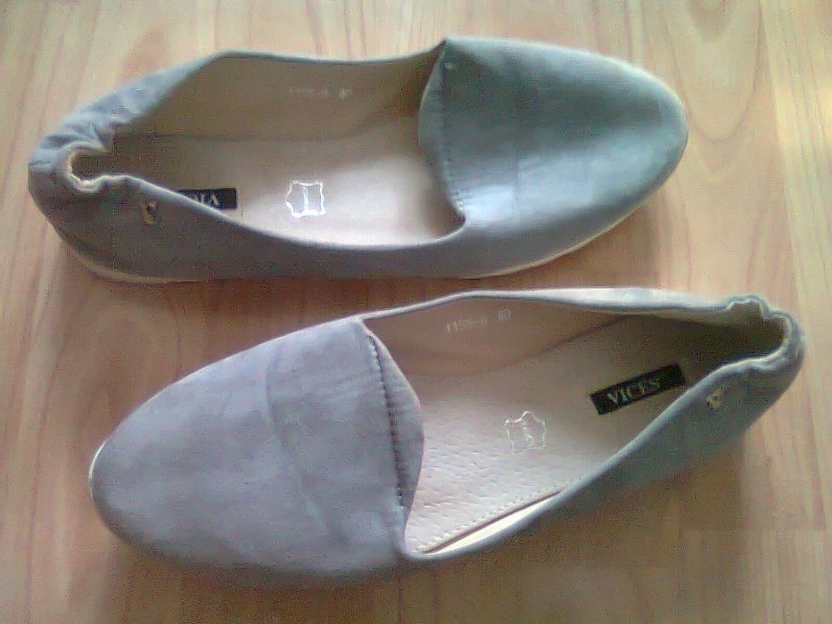 Buty popielate, zamszowe -markowe Vices.