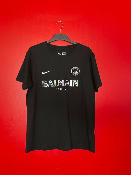 T-shirt Paris Saint Germain, parceria Balmain