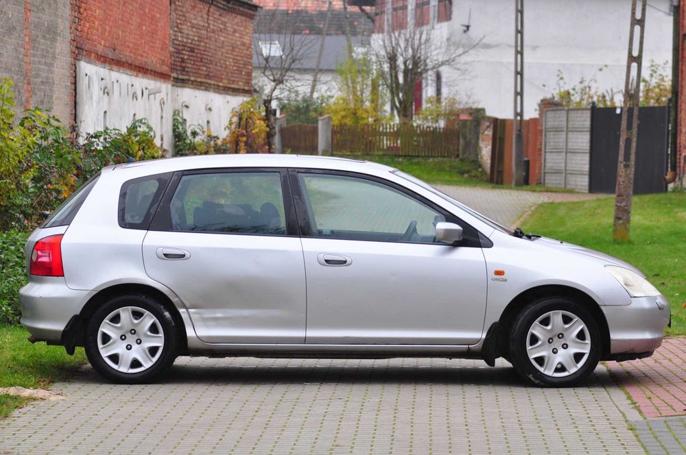 Honda Civic 2001, 1590 cm3 Vtec 110KM , 228 tyś, HAK, szyberdach