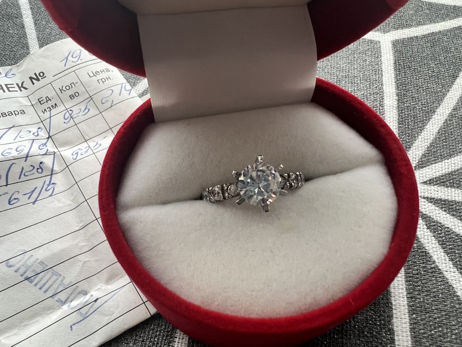 Серебряное кольцо, 925
