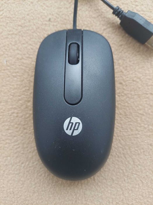Миша HP Hewlett Packard оптична, USB, тихі кнопки мышка