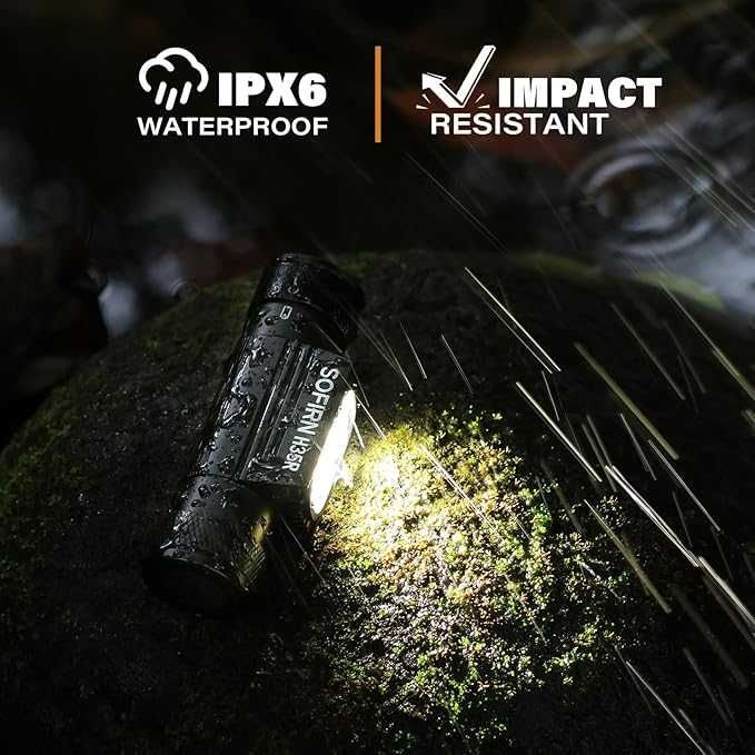 NEW! SOFIRN H35R \1500lm\660nm red light\3000ma\оновлення моделі H25LR