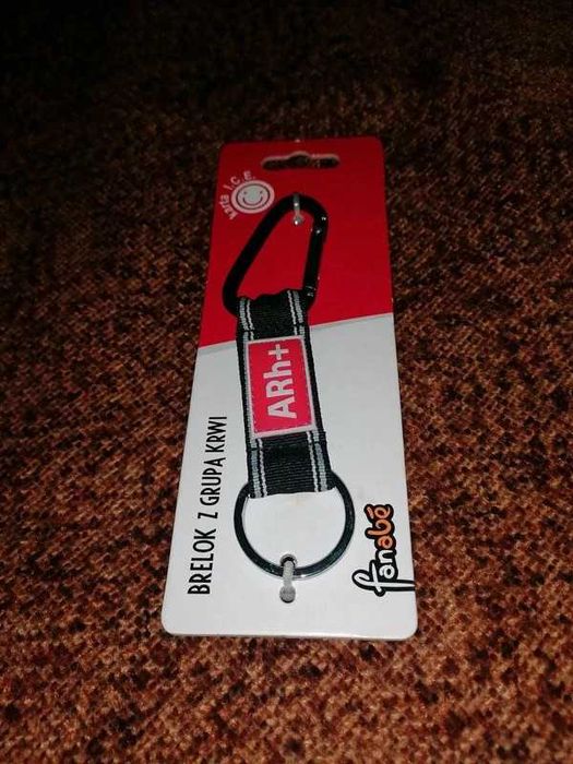 Breloczek, zawieszka z grupą krwi Arh+, Nowa