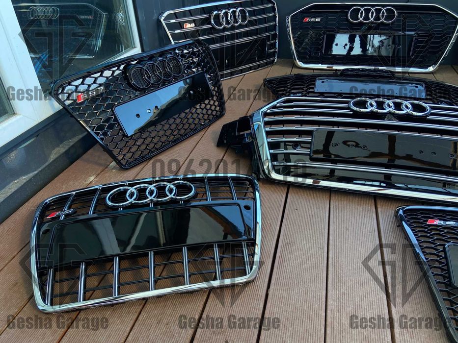Решітка Решетка Audi Ауді Ауди Q3 Q5 Q7 Q8 SQ5 З ЯКІСНОГО ABS-ПЛАСТИКУ